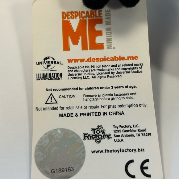 Despicable Me 2 Minions 10" Plush Toy - Dave - Picture 6 of 8